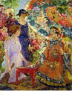 Colin Campbell Cooper Fortune Teller Germany oil painting artist